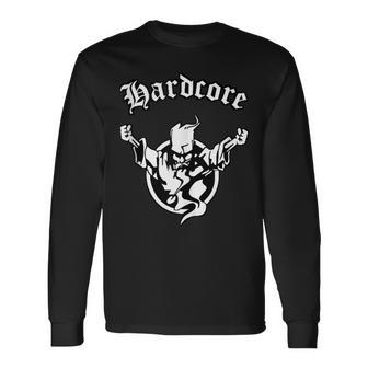 Thunderdome Hardstyle Gabber Hardcore Technology Music Long Sleeve T-Shirt | Mazezy