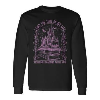 I Had The Time Of My Life Fighting Dragons With You Retro Long Sleeve T-Shirt | Mazezy