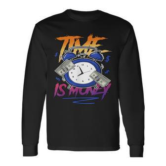 Time Is Money Drip Max 1 Los Angeles Matching Long Sleeve T-Shirt | Mazezy