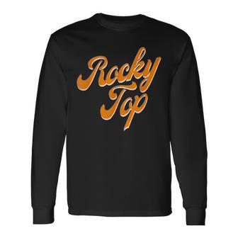 Tn Rocky Top Retro Tennessee Saturday Outfit Long Sleeve - Seseable