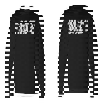 Top That Says Snazzy On It Graphic Long Sleeve T-Shirt | Mazezy