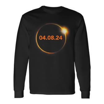 Total Solar Eclipse 04082024 Totality Long Sleeve - Monsterry AU