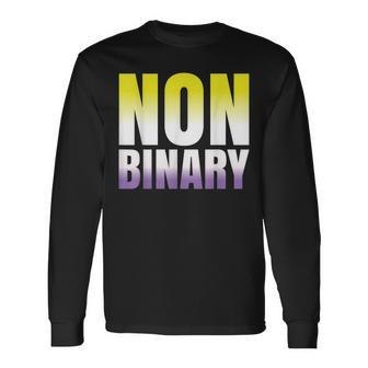 Transgender Nonbinary Trans Queer Lgbtq Ftm Gay Ally Pride Long Sleeve T-Shirt T-Shirt | Mazezy