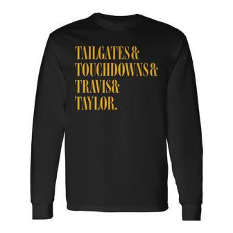 Travis & Taylor Kansas City Football Long Sleeve T-Shirt | Mazezy