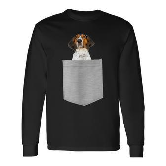 Treeing Walker Coonhound Dog In Your Pocket Long Sleeve T-Shirt | Mazezy