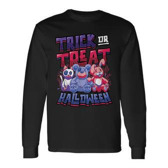 Trick Or Treat Halloween Long Sleeve T-Shirt T-Shirt | Mazezy