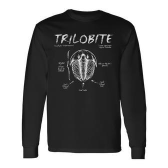 Trilobite Geology Teacher Fos Long Sleeve T-Shirt - Monsterry