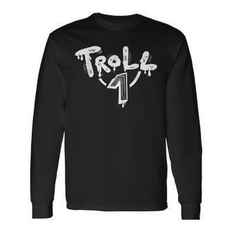 Troll 1 Halloween Scary Ogre Monster Long Sleeve T-Shirt T-Shirt | Mazezy