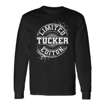 Tucker Surname Family Tree Birthday Reunion Idea Long Sleeve T-Shirt | Mazezy