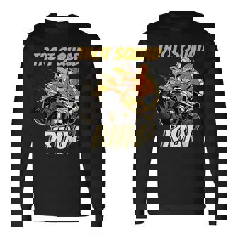 Turkey Run Costume Thanksgiving Running Truck Turkey Trot Long Sleeve T-Shirt - Thegiftio