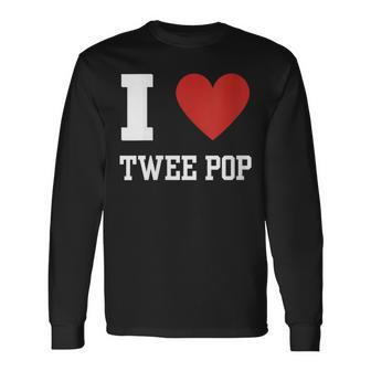 Twee Pop Indie Music 90S Lover Love Heart Cool Vintage Retro Long Sleeve T-Shirt | Mazezy