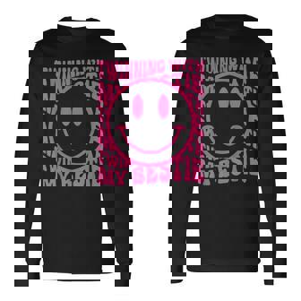 Twinning With My Bestie Spirit Week Twin Day Best Friend 70S Long Sleeve T-Shirt - Seseable
