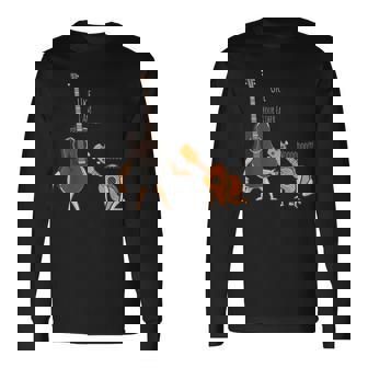 Uke I Am Your Father Guitar Ukulele Music Hilarious Long Sleeve T-Shirt T-Shirt | Mazezy