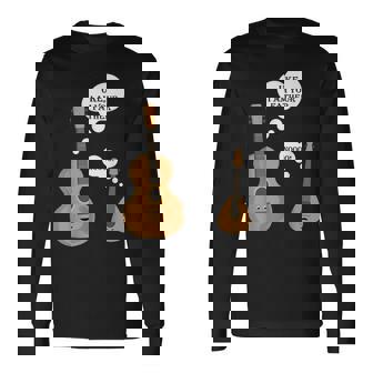 Uke I Am Your Father Ukulele Guitar Music Long Sleeve T-Shirt T-Shirt | Mazezy