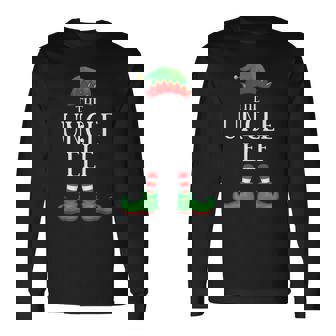 Uncle Elf Matching Group Xmas Family Christmas Long Sleeve T-Shirt - Thegiftio