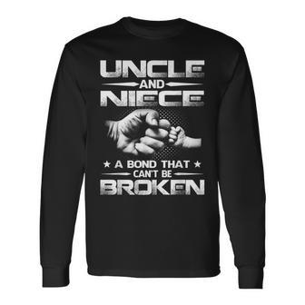 Uncle And Niece A Bond That Can't Be Broken Long Sleeve T-Shirt | Mazezy
