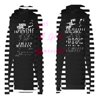 Never Underestimate A Girl Who Loves Gymnastics Gymnast Gymnastics Long Sleeve T-Shirt T-Shirt | Mazezy