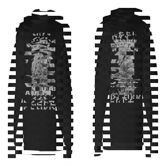 Never Underestimate An Old Man Who Was Born In December Odin Old Man Long Sleeve T-Shirt T-Shirt | Mazezy