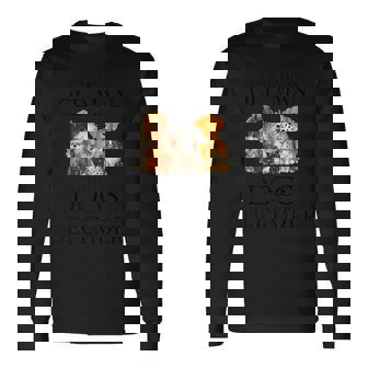 Never Underestimate An Old Man Who Loves Dogs In December Long Sleeve T-Shirt | Seseable UK