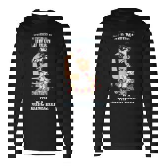 Never Underestimate An Old Woman With A Nursing Degree Old Woman Long Sleeve T-Shirt T-Shirt | Mazezy