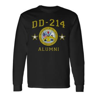 Us Army Veteran Dd214 Alumni Proud Dd214 Insignia Long Sleeve T-Shirt | Mazezy