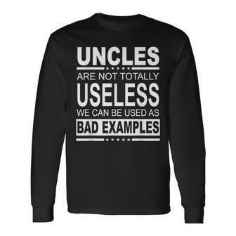 Useless Uncle T I Friendship Uncle Affinity Long Sleeve T-Shirt | Mazezy