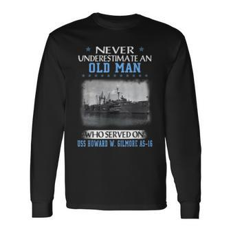 Uss Howard W Gilmore As16 Long Sleeve T-Shirt | Mazezy