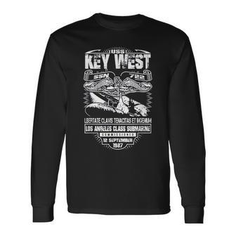Uss Key West Ssn722 Long Sleeve T-Shirt T-Shirt | Mazezy