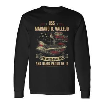 Uss Mariano G Vallejo Ssbn658 Long Sleeve T-Shirt | Mazezy