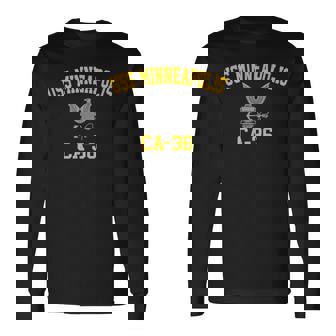 Uss Minneapolis Ca36 Long Sleeve T-Shirt | Mazezy