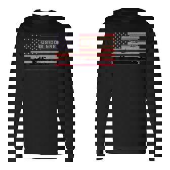 Uss Moore De-240 Ww2 Ship American Flag Long Sleeve T-Shirt | Mazezy