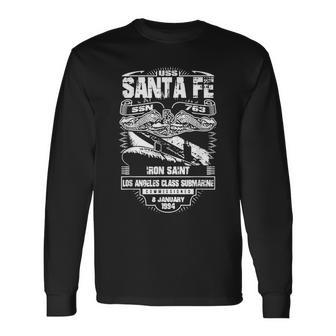 Uss Santa Fe Ssn763 Long Sleeve T-Shirt | Mazezy
