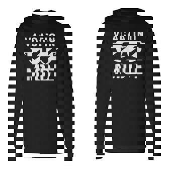 Vacation Mode For Boys Vacay Beach Cute Vacation Long Sleeve T-Shirt | Mazezy