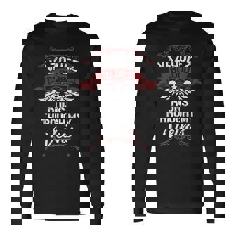 Vazquez Blood Runs Through My Veins Last Name Family Long Sleeve T-Shirt - Seseable