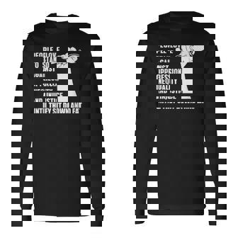 Vegan Quote For A Vegetarian Animal Rights Activists Long Sleeve T-Shirt | Mazezy