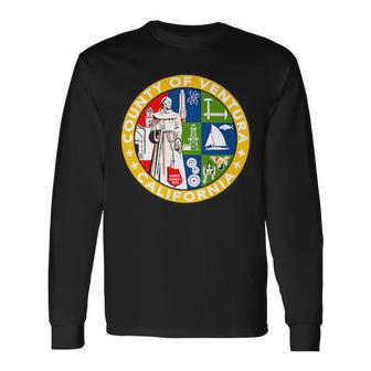 Ventura Coat Of Arms Jersey National Pride Long Sleeve T-Shirt T-Shirt | Mazezy
