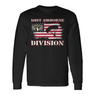 Veteran Vets US 101St Airborne Division Veteran Tshirt Veterans Day 1 Veterans Long Sleeve T-Shirt - Monsterry DE