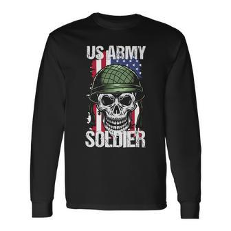 Veteran Vets Us Army Veteran Flag Veterans Long Sleeve T-Shirt - Monsterry AU