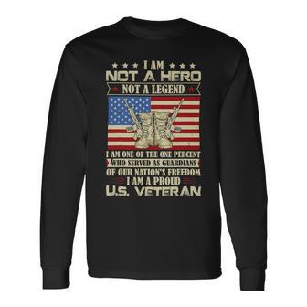 Veteran Vets Us Veteran Who Served As Guardians Of Our Nations Freedom 55 Veterans Long Sleeve T-Shirt - Monsterry DE