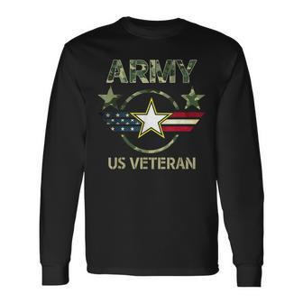 Veterans Day Us Army Veteran Military Army Soldiers Dad Long Sleeve T-Shirt T-Shirt | Mazezy