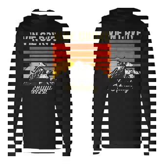 Vine Grove Kentucky Retro City State Usa Souvenir Long Sleeve T-Shirt | Mazezy