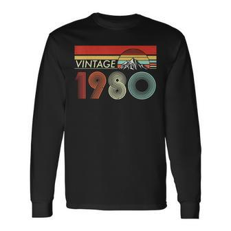 Vintage 1980 40 Years Old Boys And Girls 40Th Birthday 40Th Birthday Long Sleeve T-Shirt T-Shirt | Mazezy