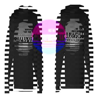 Vintage Baldwinsville Vaporwave New York Long Sleeve T-Shirt | Mazezy