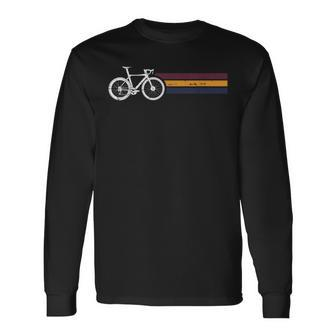 Vintage Cycling Classic Bicycle Bicycling Lover Outfit Long Sleeve T-Shirt | Mazezy