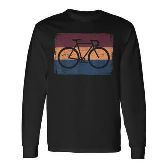 Vintage Cycling Classic Bicycle Bicycling Lover Outfit Long Sleeve T-Shirt - Seseable