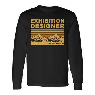 Vintage Exhibition er Long Sleeve T-Shirt | Mazezy