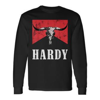 Vintage Hardy Western Country Music Long Sleeve T-Shirt - Monsterry DE