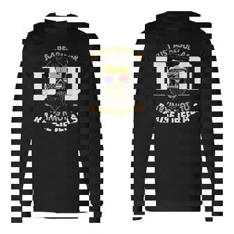 Vintage Just A Regular Dad Trying Not To Raise Liberals Long Sleeve T-Shirt T-Shirt | Mazezy