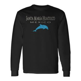 Vintage Santa Maria Huatulco Dolphin T Long Sleeve T-Shirt | Mazezy
