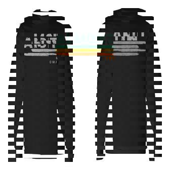 Vintage Stripes Almont Ia Long Sleeve T-Shirt | Mazezy